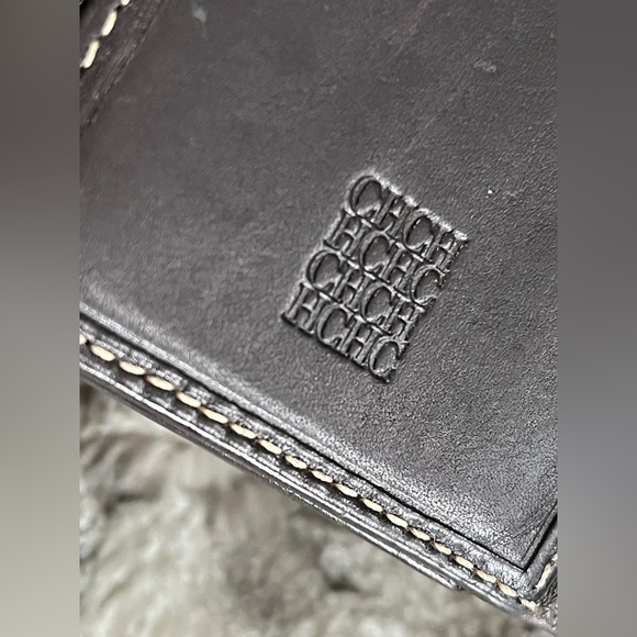 Caroline Herrera LEATHER WALLET vintage - Picture 12 of 15